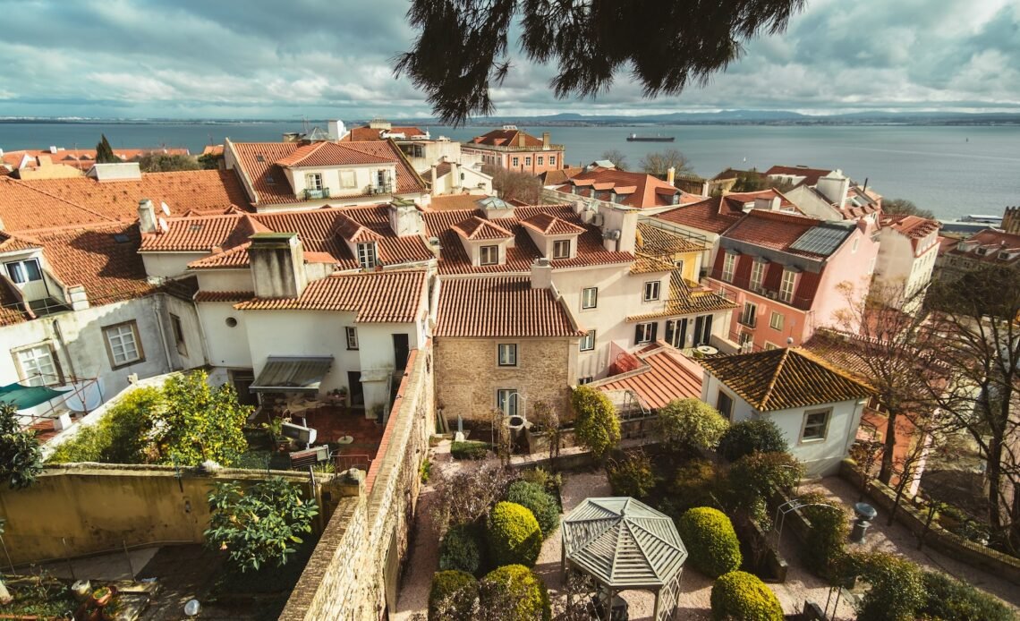 Bird's Eye View Of Residential Houses